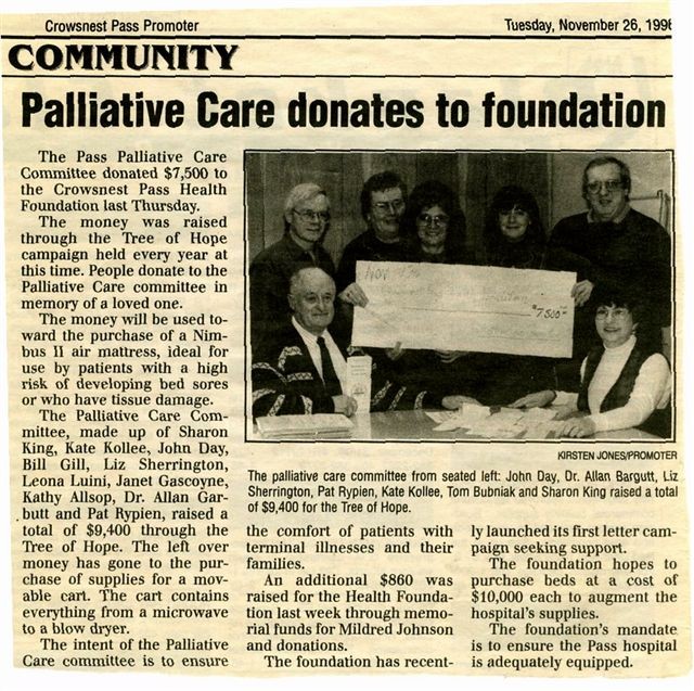 Newspaper clipping, November 1998